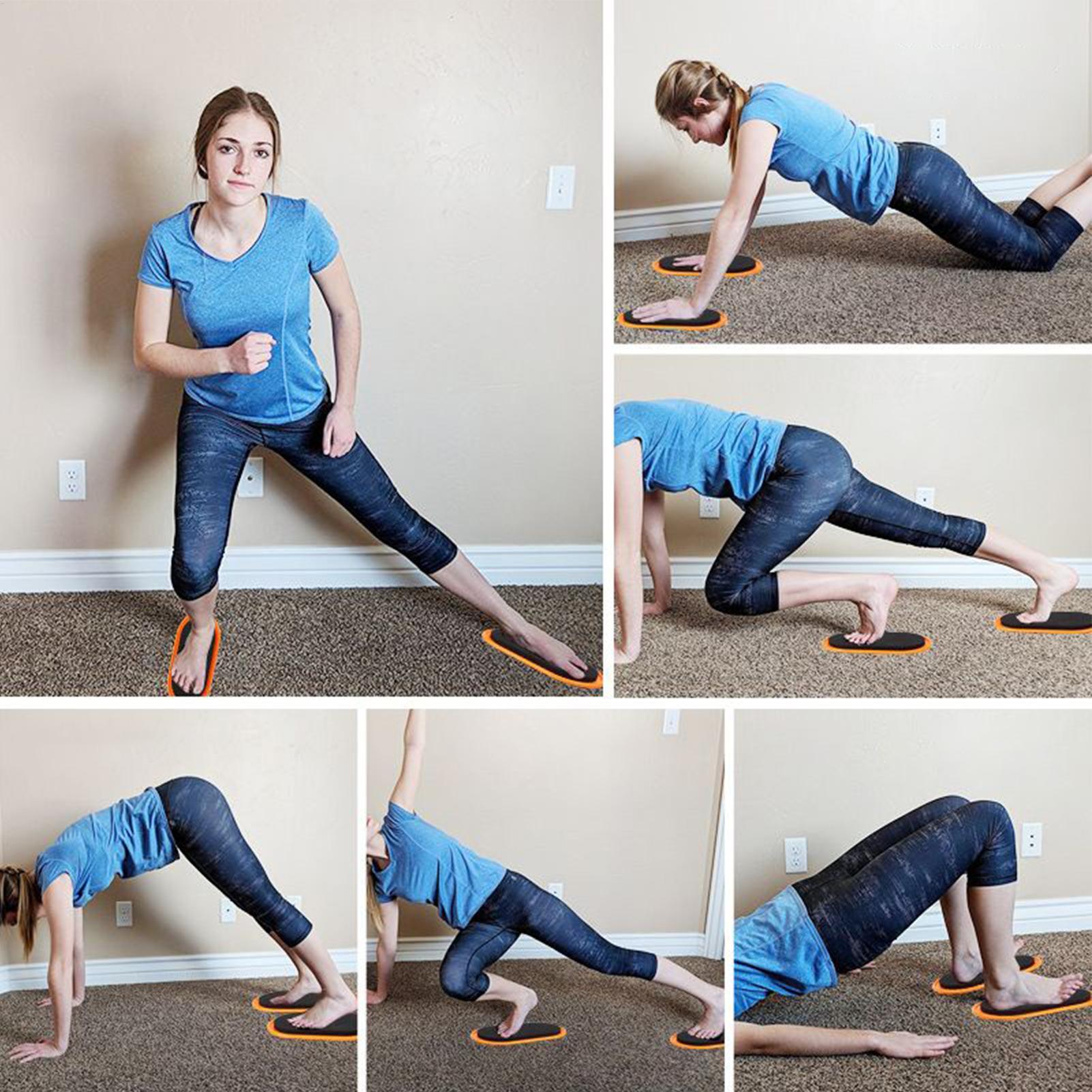 Home Gym Women - Workout-Slider, ovale Form, Trainingsgleiter, Übungs-Slider für