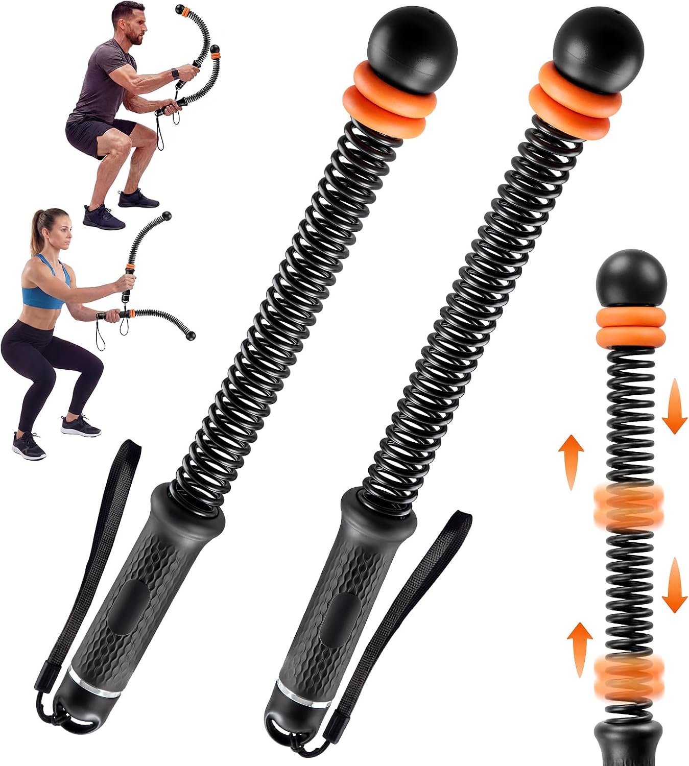 Home Gym Women - Verstellbare Seillose Battle Ropes für das