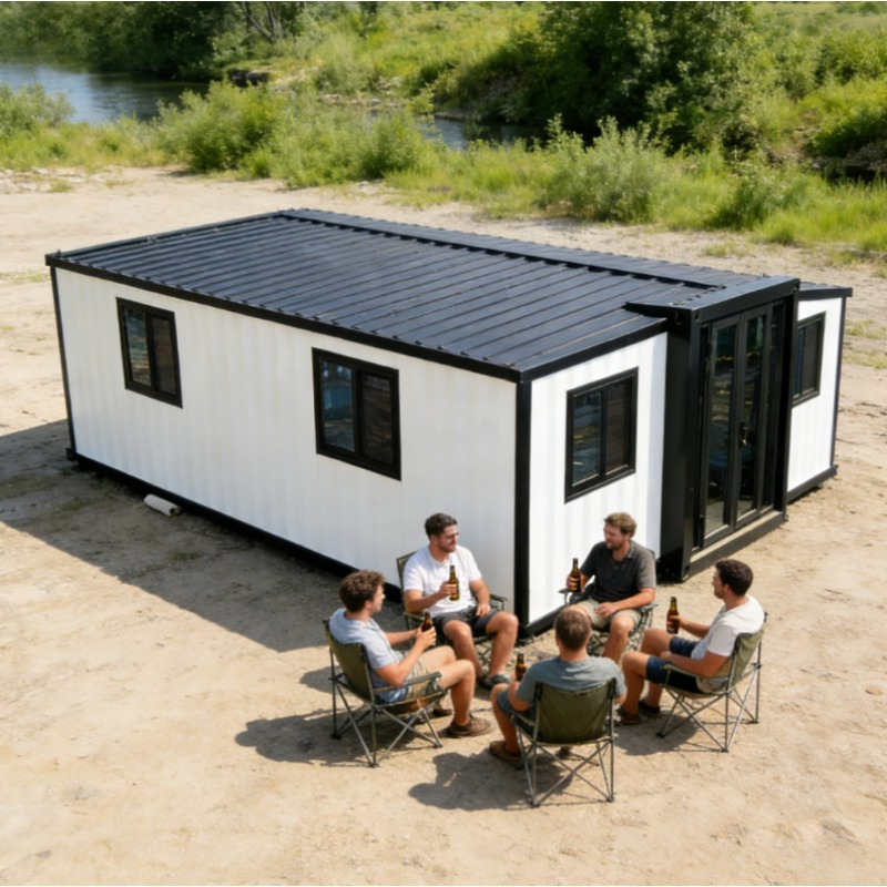 Home Gym Luxury Design - Luxuriöses Erweiterbares Containerhaus 40ft 20ft Solarbetriebenes
