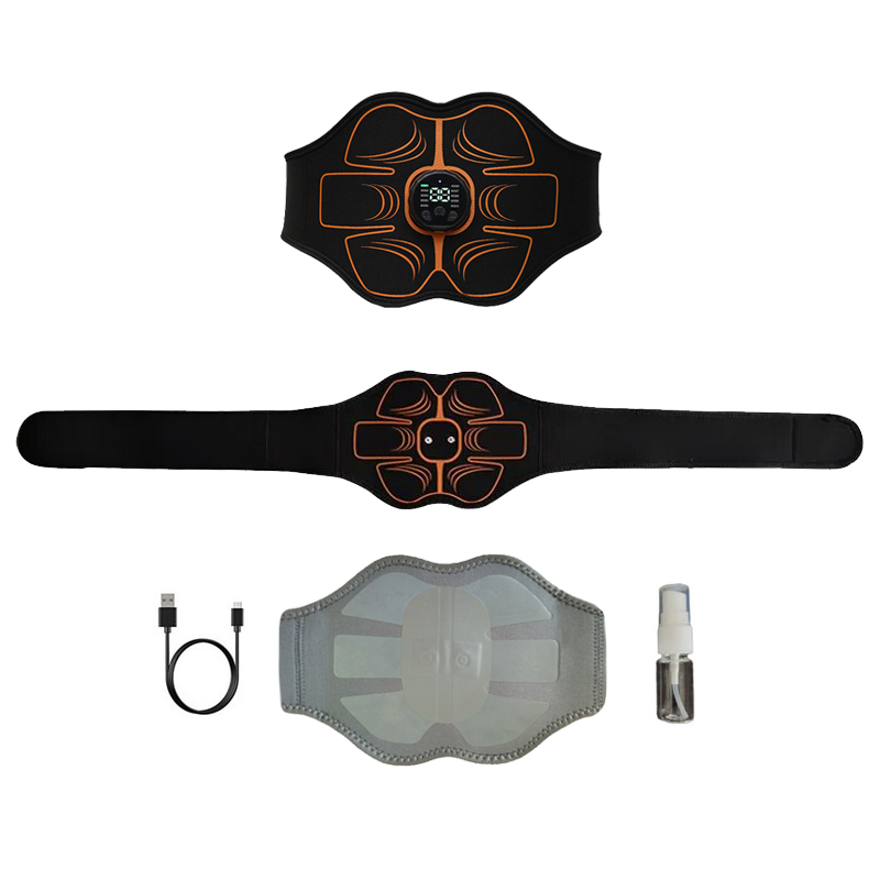 Home Gym Essentials - Bauchtrainer Bauchmuskel-Trainingsgürtel Intelligenter Muskelstimulator USB-Aufladbar Körpermassage