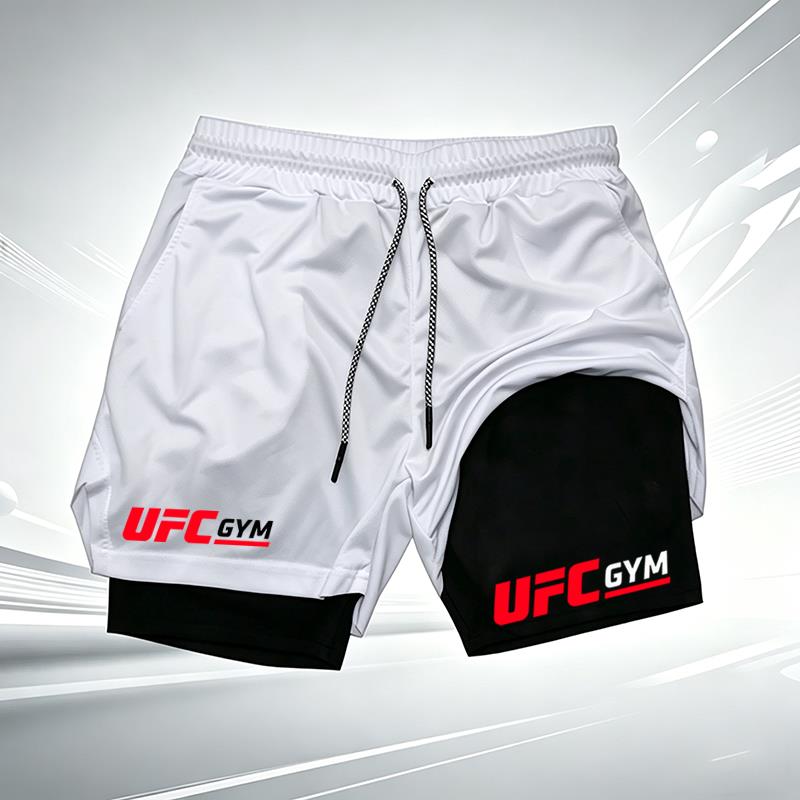 Home Gym Mma - Sommerliche 2-in-1-Kompressionsshorts für Herren von UFC