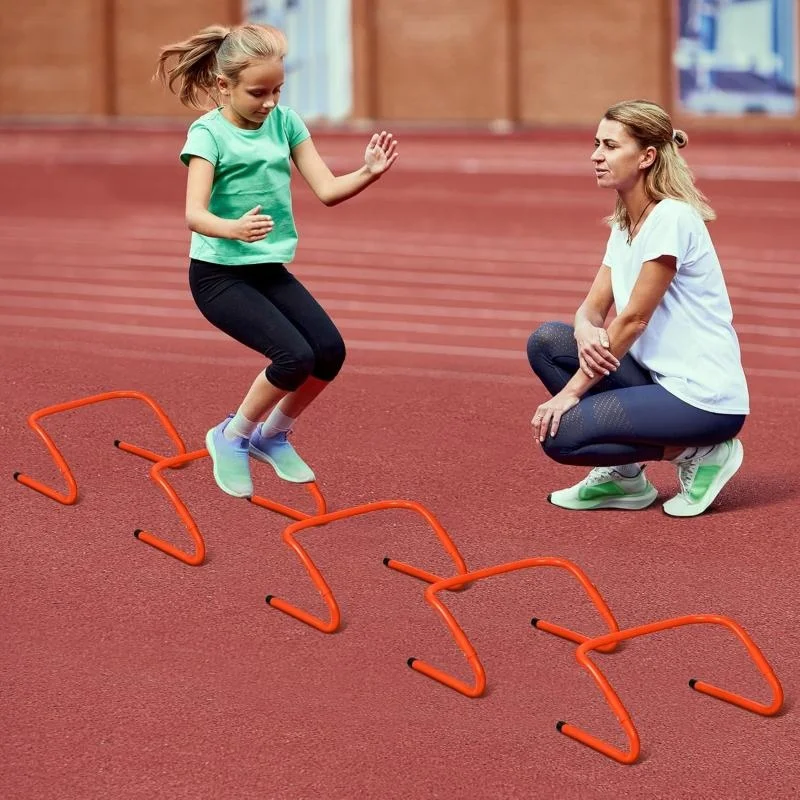Agility Ladder Speed - Verstellbare Agility-Hürdenleiter Outdoor-Fußball-Geschwindigkeitstrainingsset mit Tragetasche
