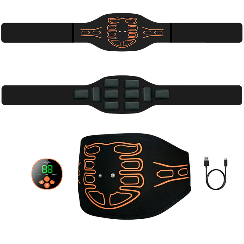 Home Gym Essentials - Intelligenter Bauchmuskeltrainer: Bauchweggürtel, Muskelstimulator, Taillenmassagegerät, Schlankheitsgürtel,