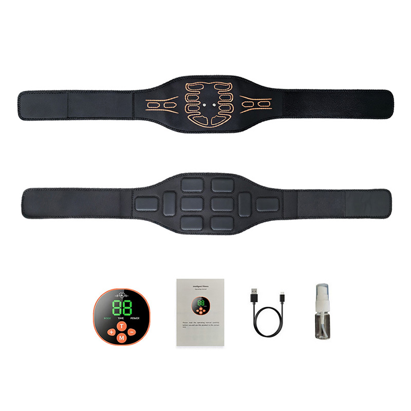 Home Gym Essentials - Intelligenter Bauchmuskeltrainer-Gürtel, Muskeltonisierer für Körpertraining, Workout,