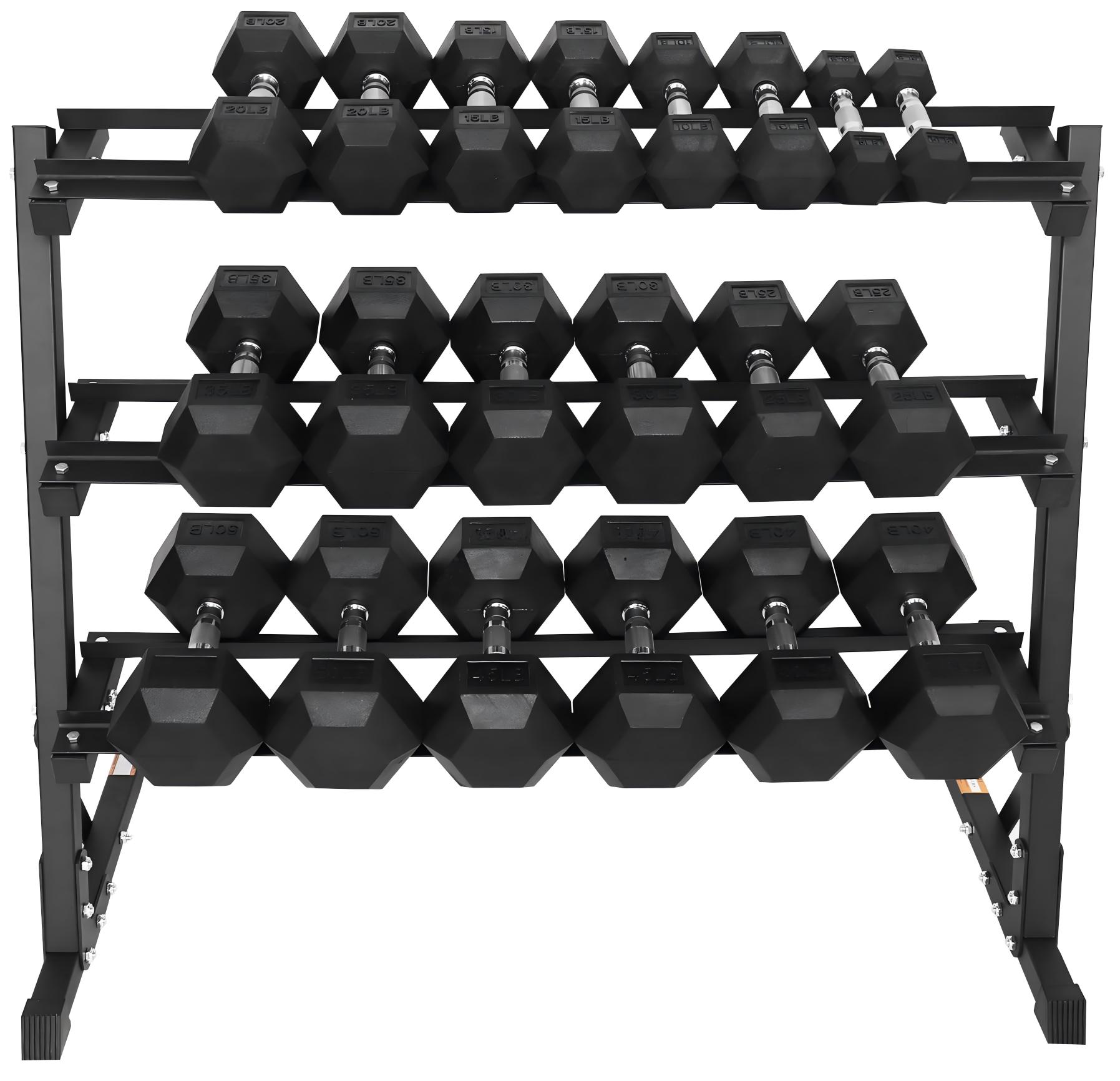 Premium Gummibeschichtete Hex- – Hex Dumbbell Set Bewertung und Preis