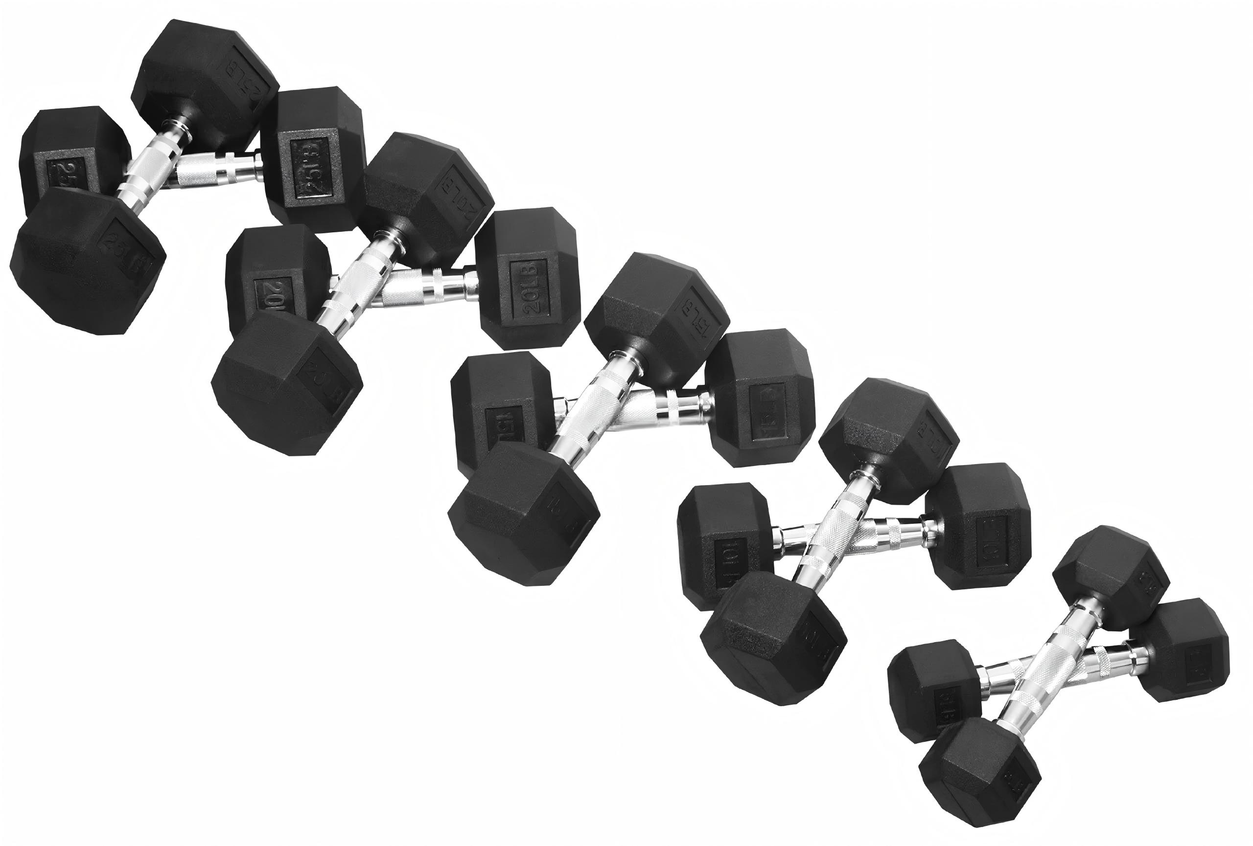 Premium Gummibeschichtete Hex- – Hex Dumbbell Set Bewertung und Preis