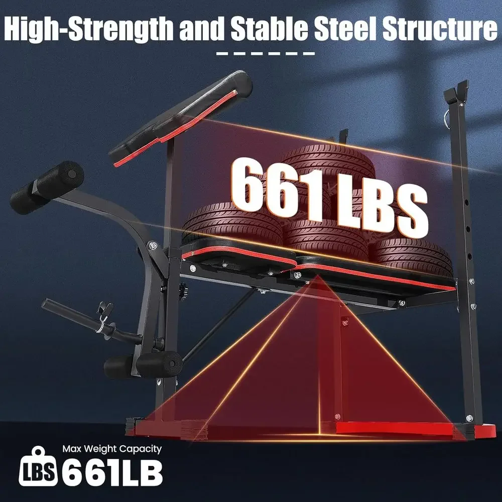 8-in-1 Verstellbare Hantelbank – Home Gym Weight Bench Bewertung und Preis