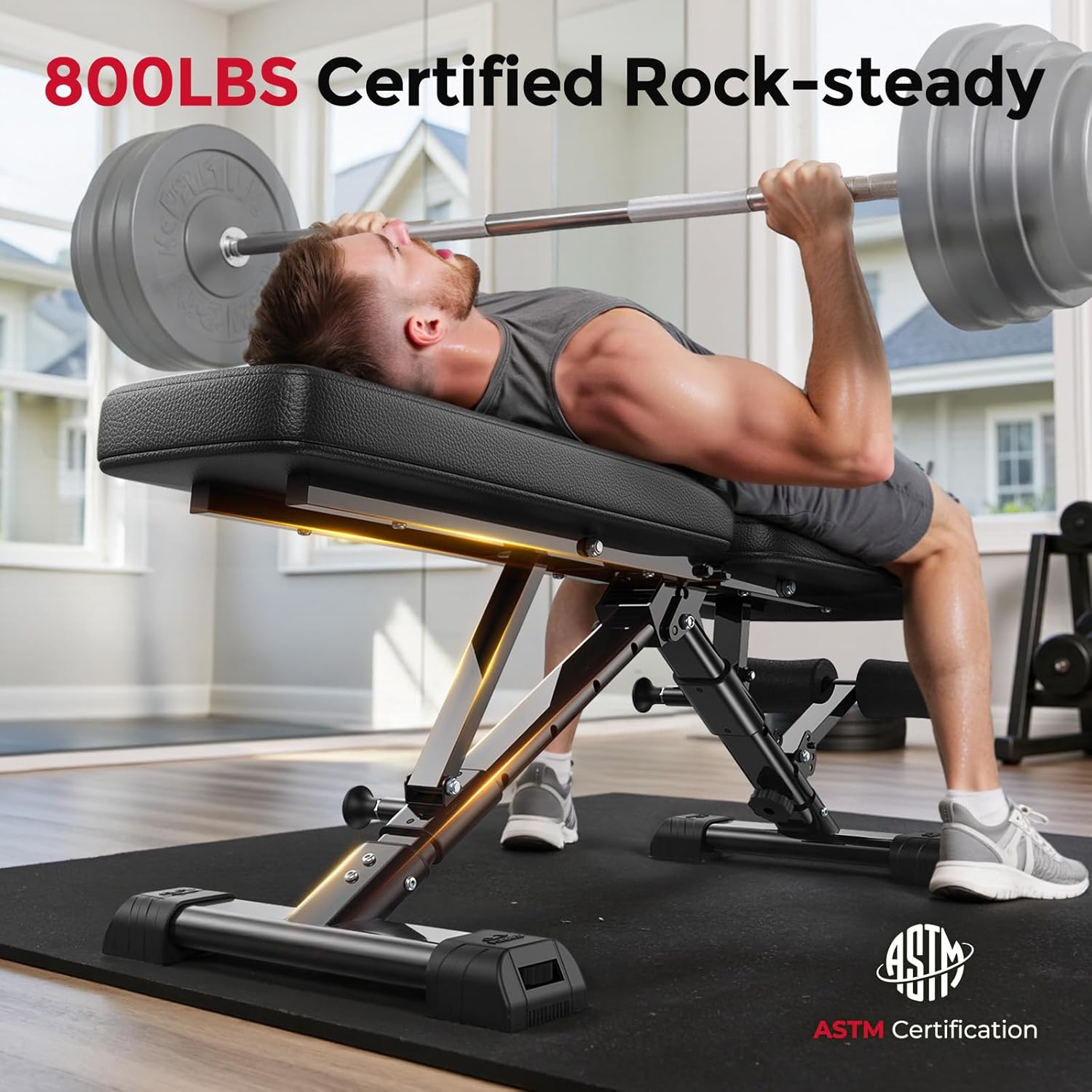 Home-Gym-Hantelbank mit verste – Home Gym Weight Bench Bewertung und Preis