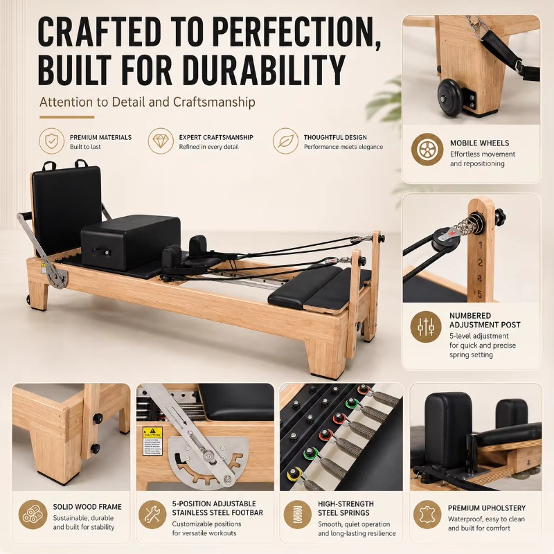 YTYIN Pilates-Reformer aus mas – Home Gym Studio Bewertung und Preis