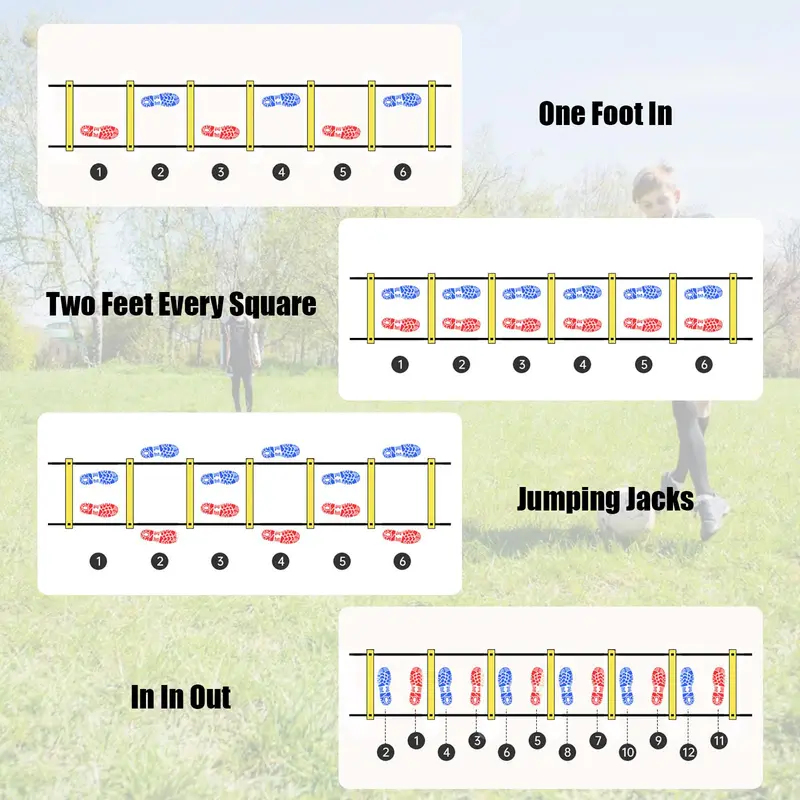 6m Agility-Leiter & Fußball-Tr – Agility Ladder Speed Bewertung und Preis
