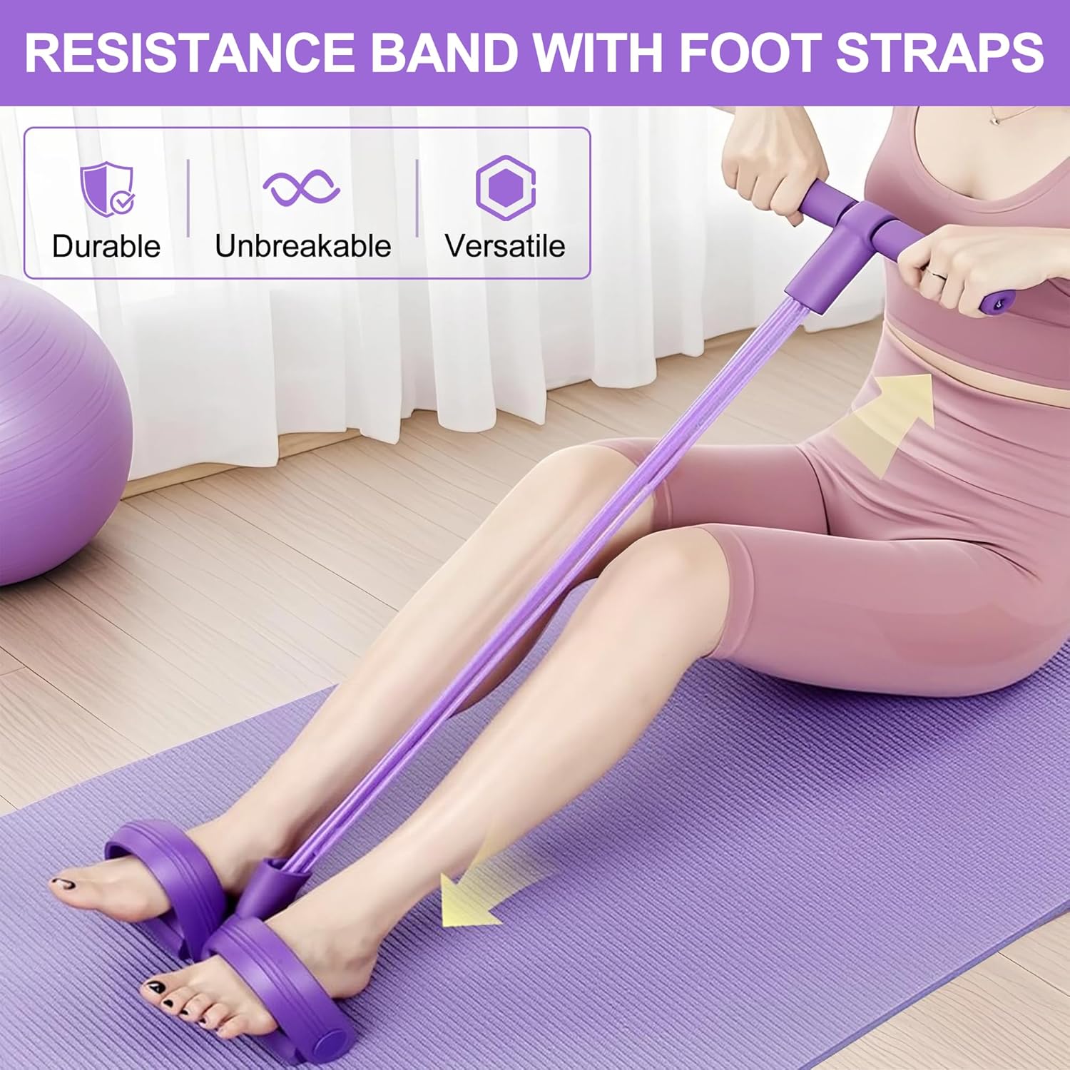 4-Röhren-Pedal-Widerstandsband – Home Gym Needs Bewertung und Preis