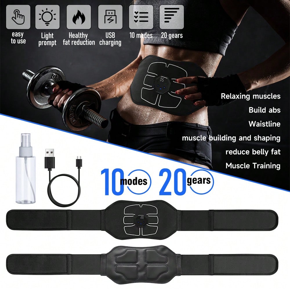 1 Stück Bauchtrainer-Gürtel, U – Home Gym Essentials Bewertung und Preis
