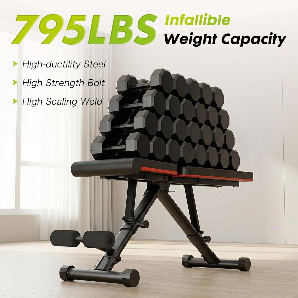 Verstellbare Hantelbank für Ga – Home Gym Weight Bench Bewertung und Preis