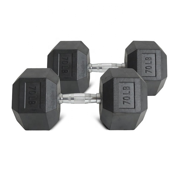 70lb Gummi-Hex-Hantelset Chrom – Hex Dumbbell Set Bewertung und Preis