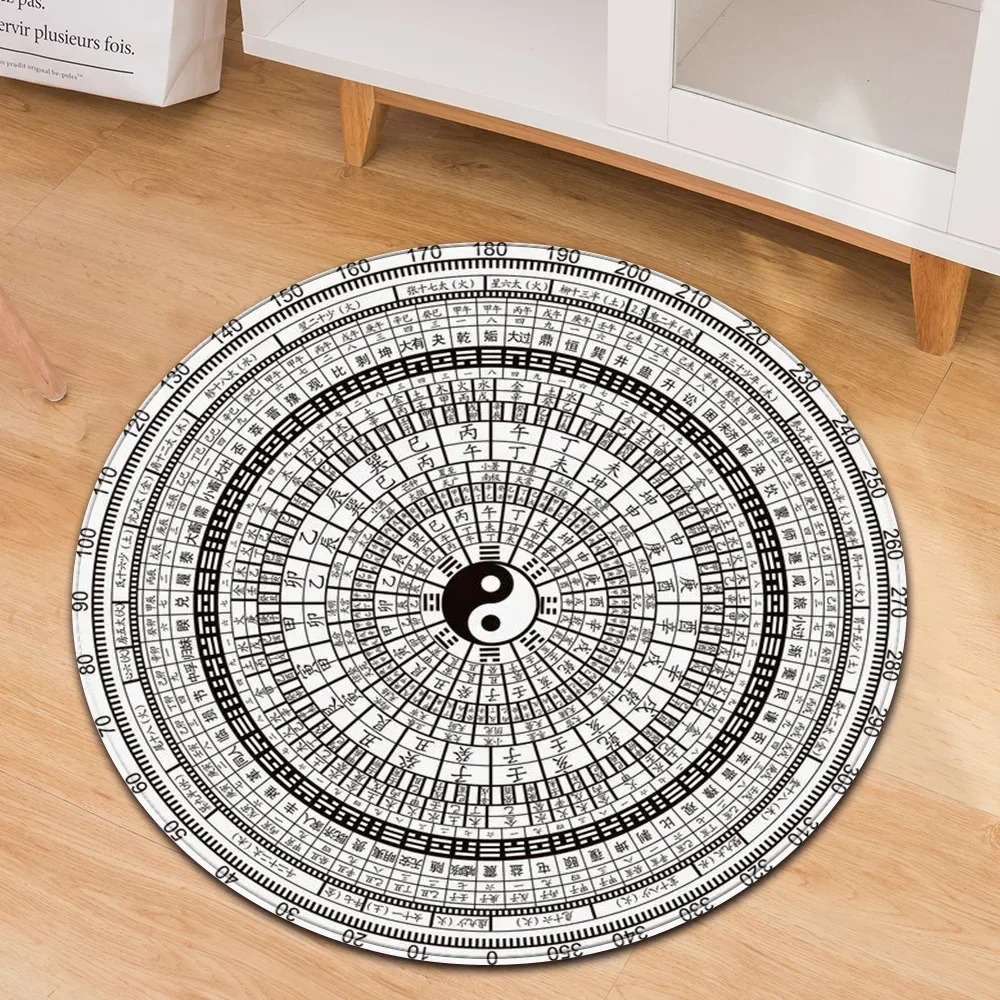 Yin Yang Taiji Runder Teppich  – Home Gym Mma Bewertung und Preis