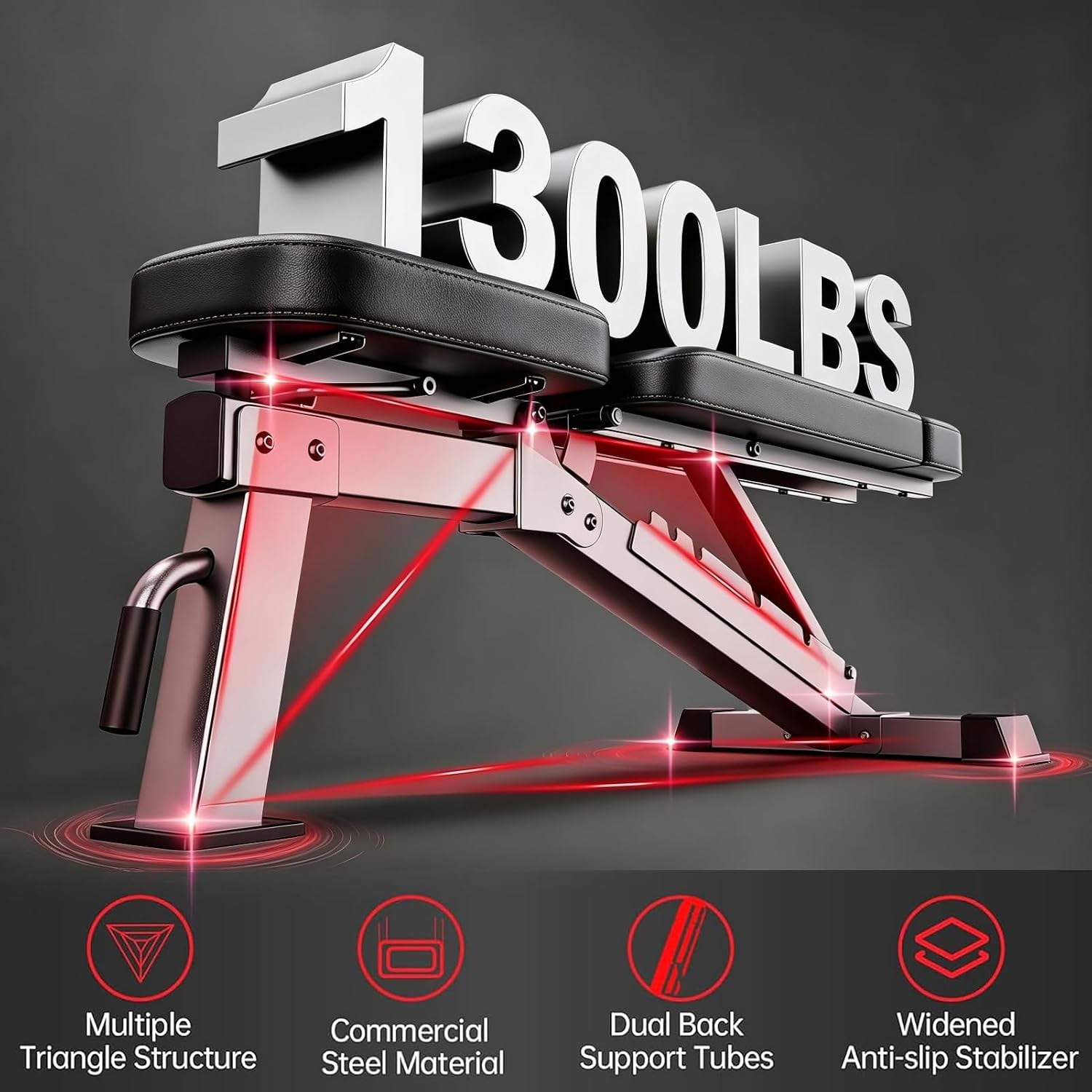 Verstellbare Hantelbank mit 13 – Home Gym Weight Bench Bewertung und Preis