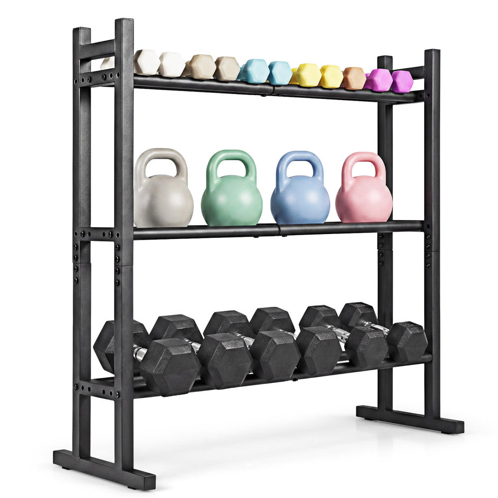 Robustes 3-stufiges Hantelrega – Home Gym Usa Bewertung und Preis