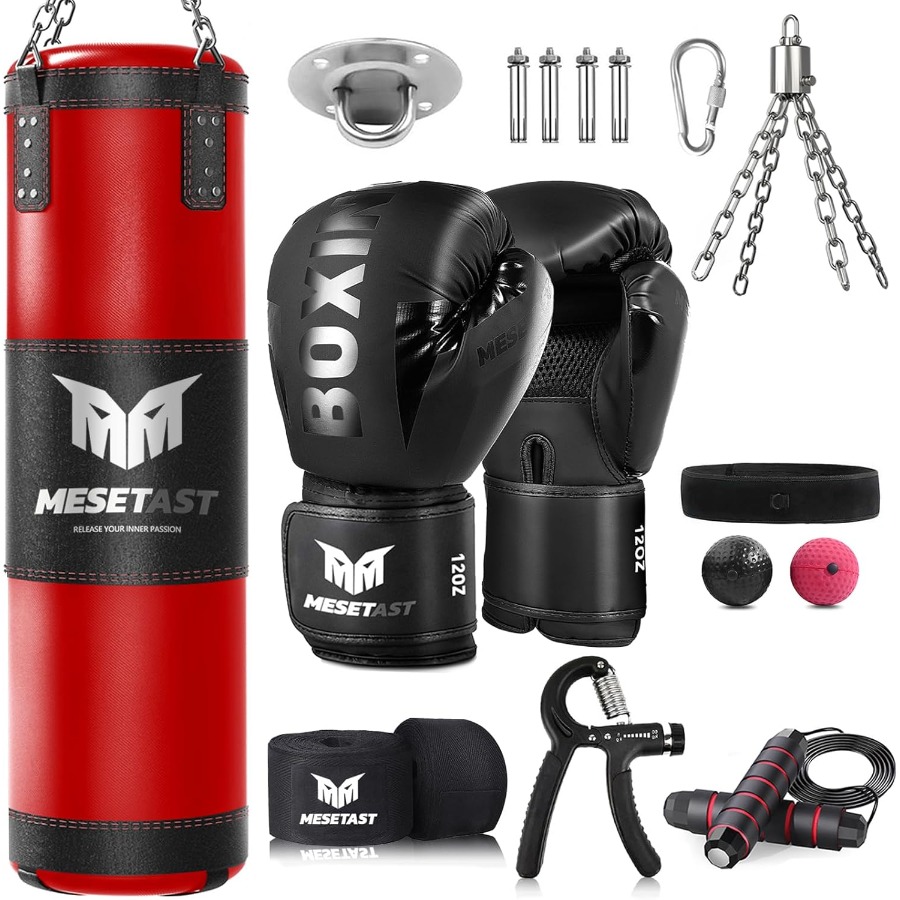 4 Fuß schweres Boxsack-Set für – Home Gym Mma Bewertung und Preis