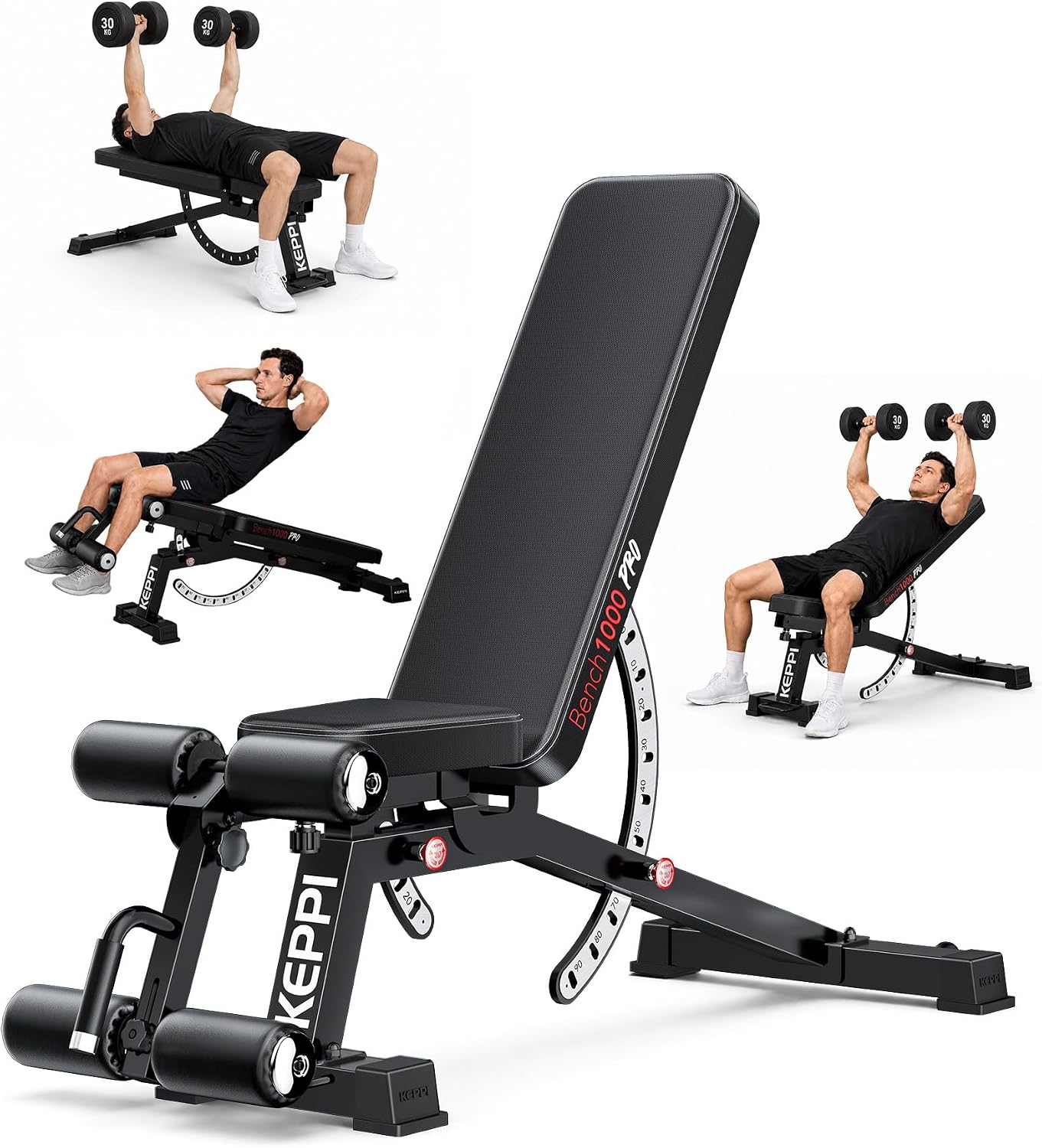 Verstellbare Hantelbank 1200LB – Home Gym Weight Bench Bewertung und Preis