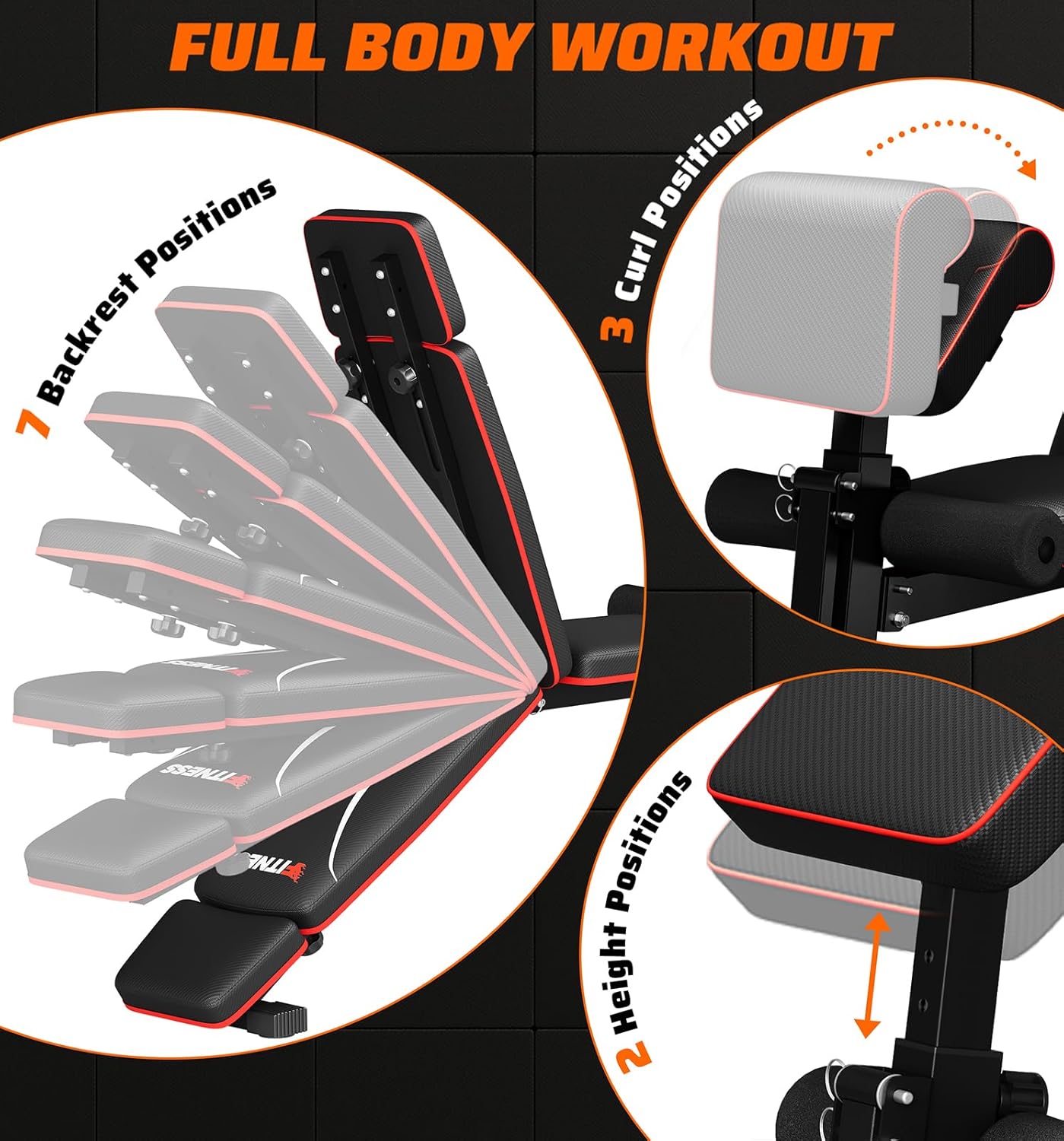 Heimtrainer Klappbare Hantelba – Home Gym Weight Bench Bewertung und Preis