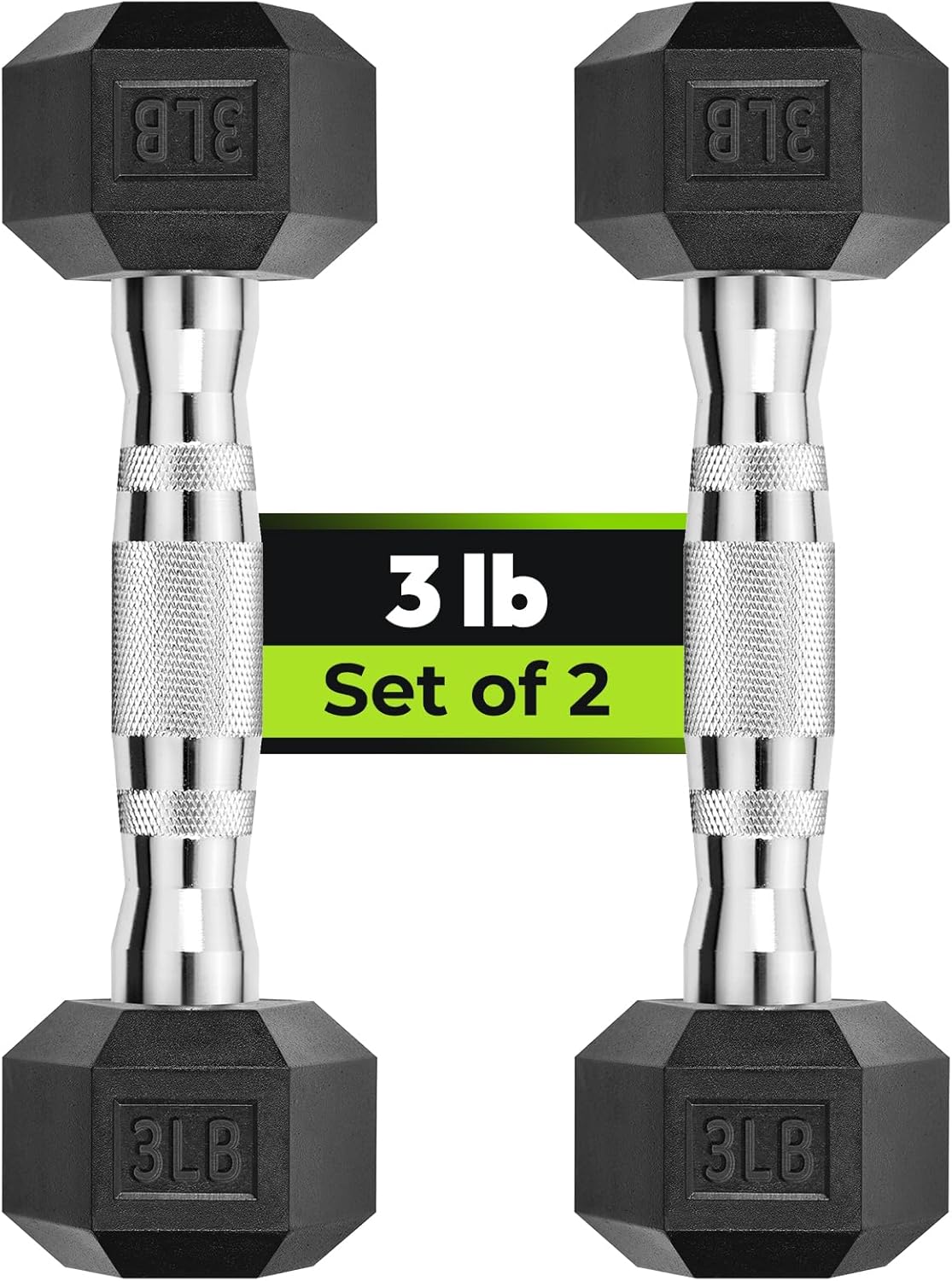 Hex-Hantel-Set 2,5-65 lb Gummi – Hex Dumbbell Set Bewertung und Preis